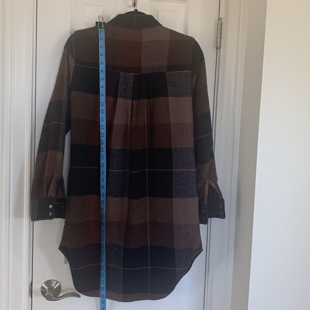 Dex Shirt Dress Womens Medium Long Sleeve - Picture 10 of 11